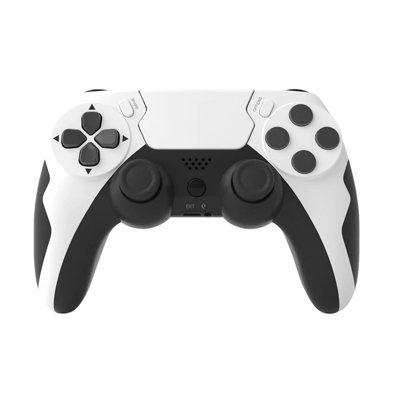 GAMINJA Wireless Controller Bluetooth Gamepad Double Vibration 6Axis Joypad Touchpad Microphone Earphone Port For PS4 PS3 PC by Reinvent Yourself