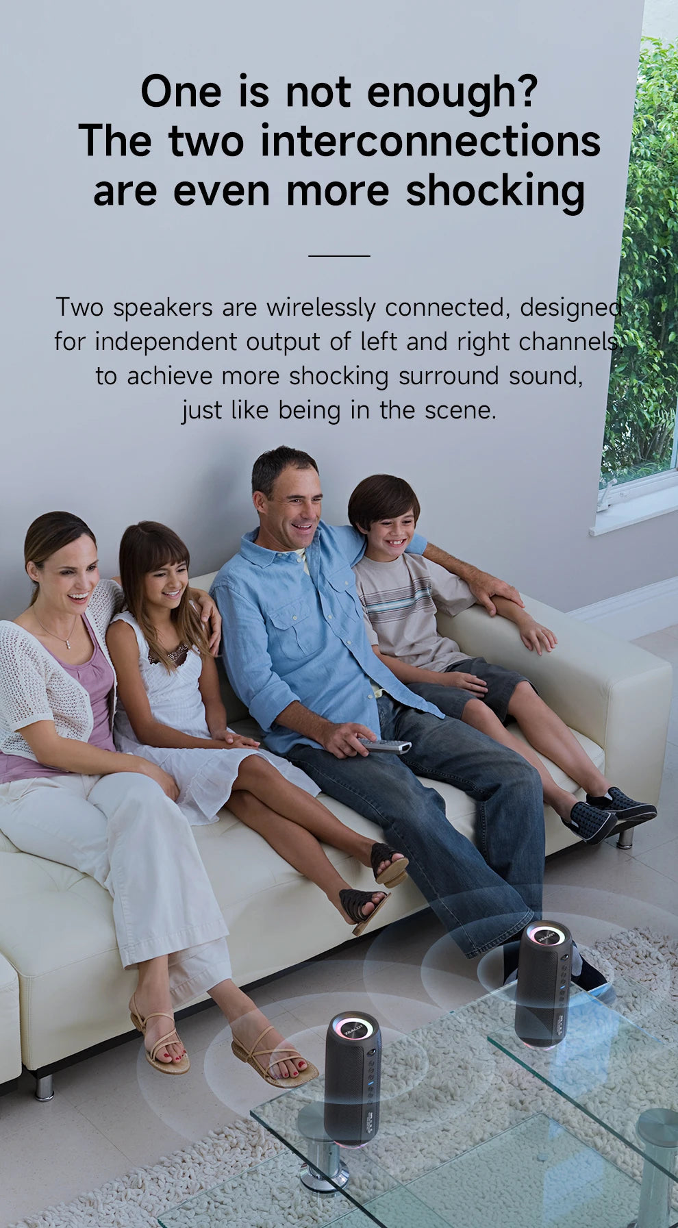 ZEALOT-S51PRO 40W High-power Bluetooth Speaker 3D Stereo Bass Bluetooth Speaker Portable IPX5 Waterproof Suitable TWS Boom Box by Reinvent Yourself