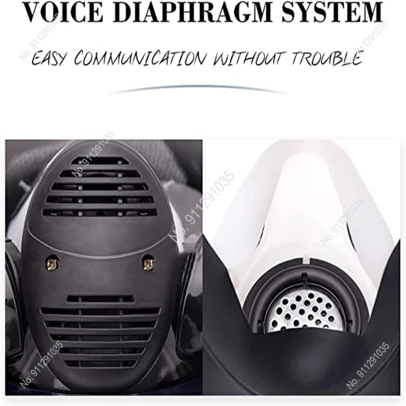 Chemical Gas Mask 6800 Dust Respirator Anti-Fog Full Face Mask Filter For Industrial Acid Gas, Welding Spray Paint Insecticide by Reinvent Yourself