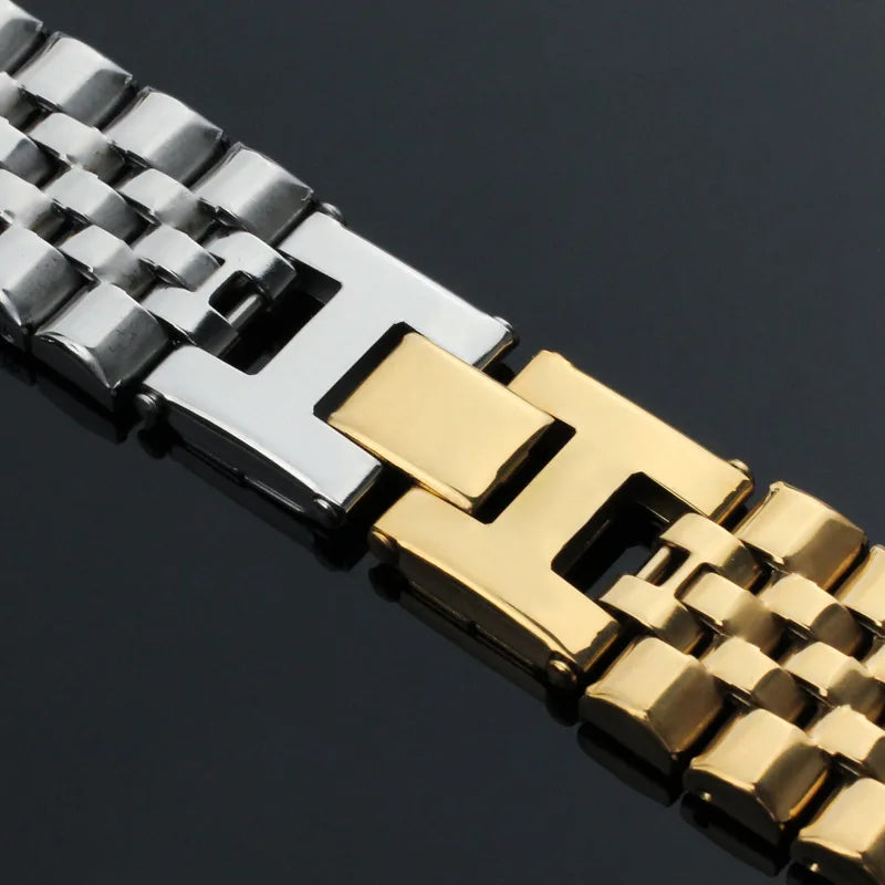 Personalize Custom Name Men Stainless Steel Bracelet watch band Black Smooth Engrave Logo Id Bracelets Gift Jewelry by Reinvent Yourself