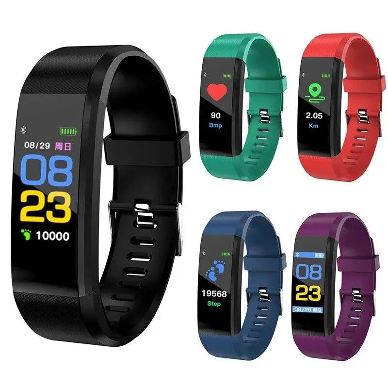Digital Smart Band Sport Smart Watch Men Woman Blood Pressure Heart Rate Waterproof Monitor Fitness Bracelet For Android IOS by Reinvent Yourself