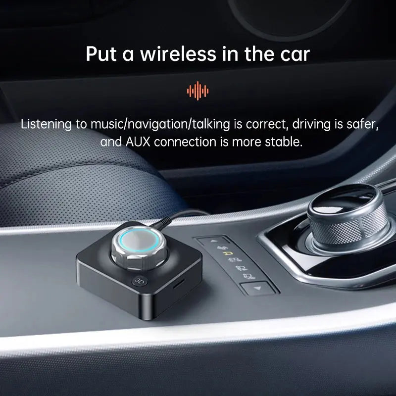 Bluetooth 5.0 Audio Receiver 3D Stereo Music Wireless Adapter TF Card RCA 3.5mm 3.5 AUX Jack For Car Speaker Amplifier Headphone by Reinvent Yourself