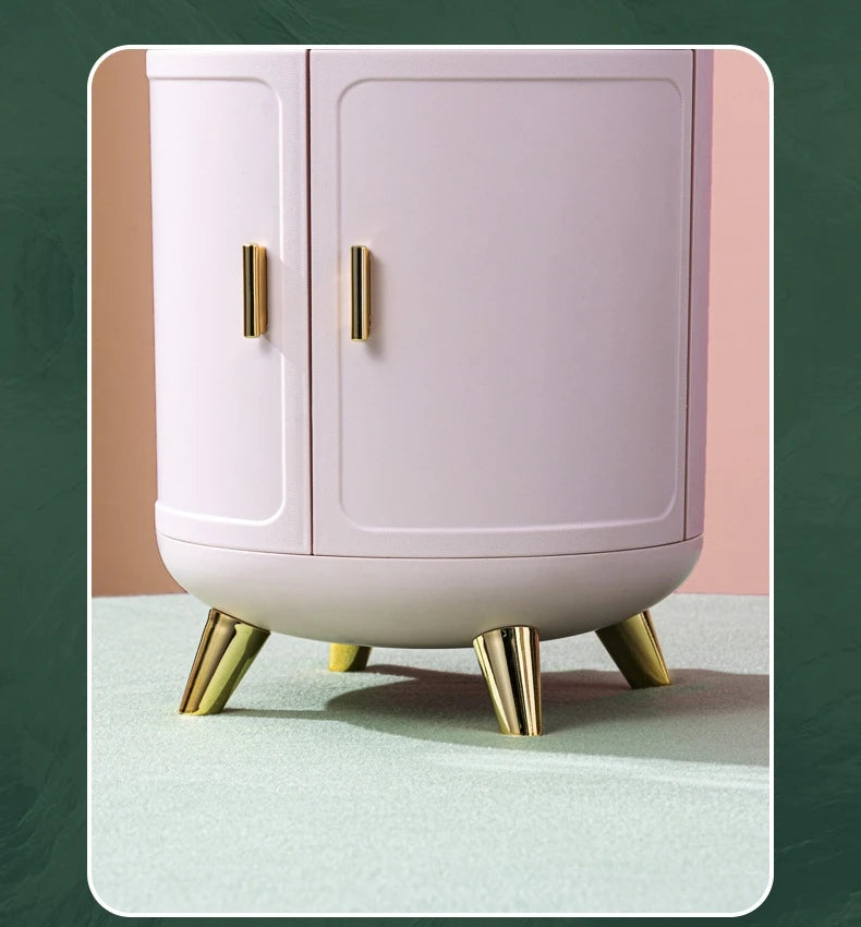 Makeup Storage Box Make Up Skincare Holder Jewelry Bag Cosmetics Organizer Plastic Container For Bathroom Dressing Table Home by Reinvent Yourself