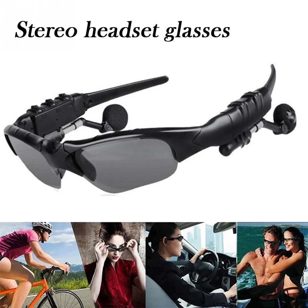 Bluetooth Hiking Eyewear Smart Glasses Stereo Listening Wireless Headset UV-Protection Polarized Lenses Sunglasses Headphones by Reinvent Yourself