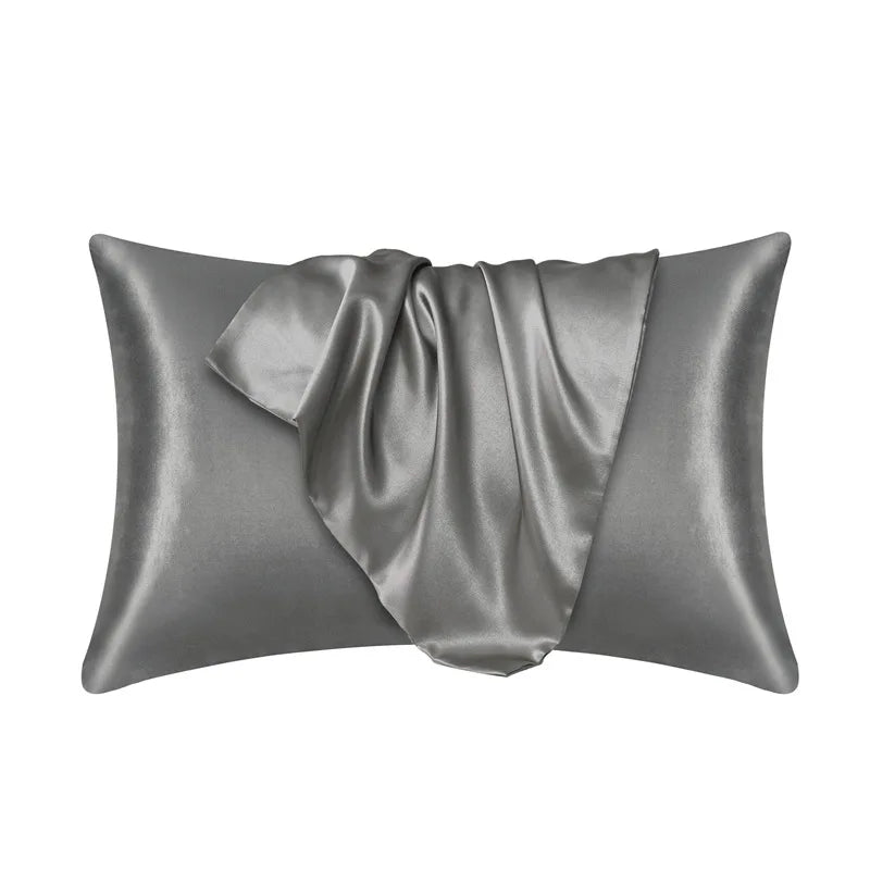 100% Silk Pillowcase Pillow Cover Silky Satin Hair Beauty Pillowcase Comfortable Pillow Case Home Decor Pillow Covers. by Reinvent Yourself