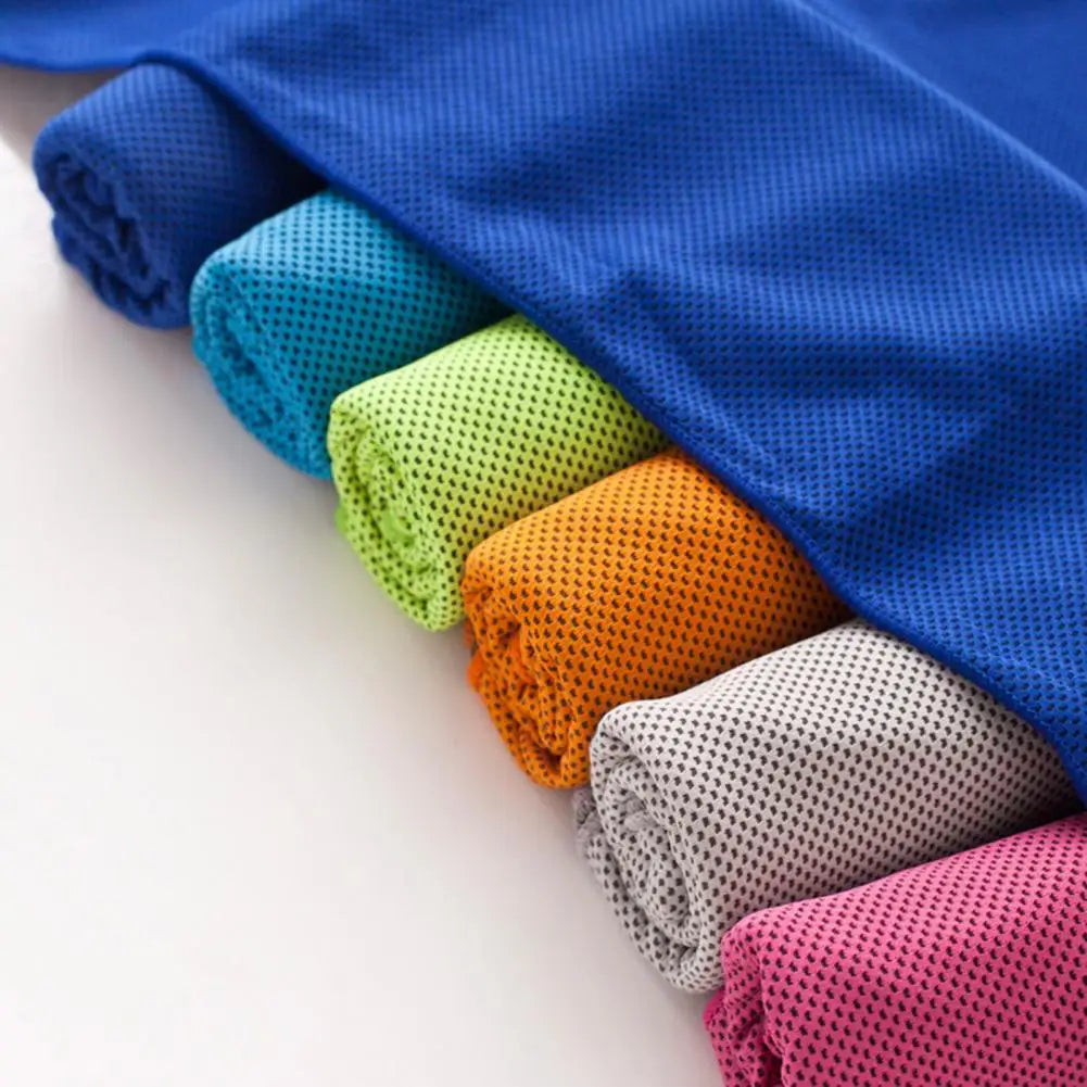 Instant Cooling Towel Quick Dry Sweat Absorption Running Towel Yoga Towel Workout Sports Physical Cooling Gym Fitness Towels by Reinvent Yourself