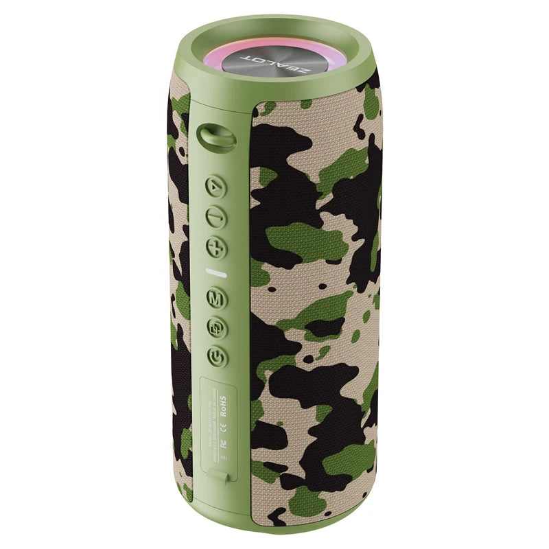 ZEALOT-S51PRO 40W High-power Bluetooth Speaker 3D Stereo Bass Bluetooth Speaker Portable IPX5 Waterproof Suitable TWS Boom Box by Reinvent Yourself