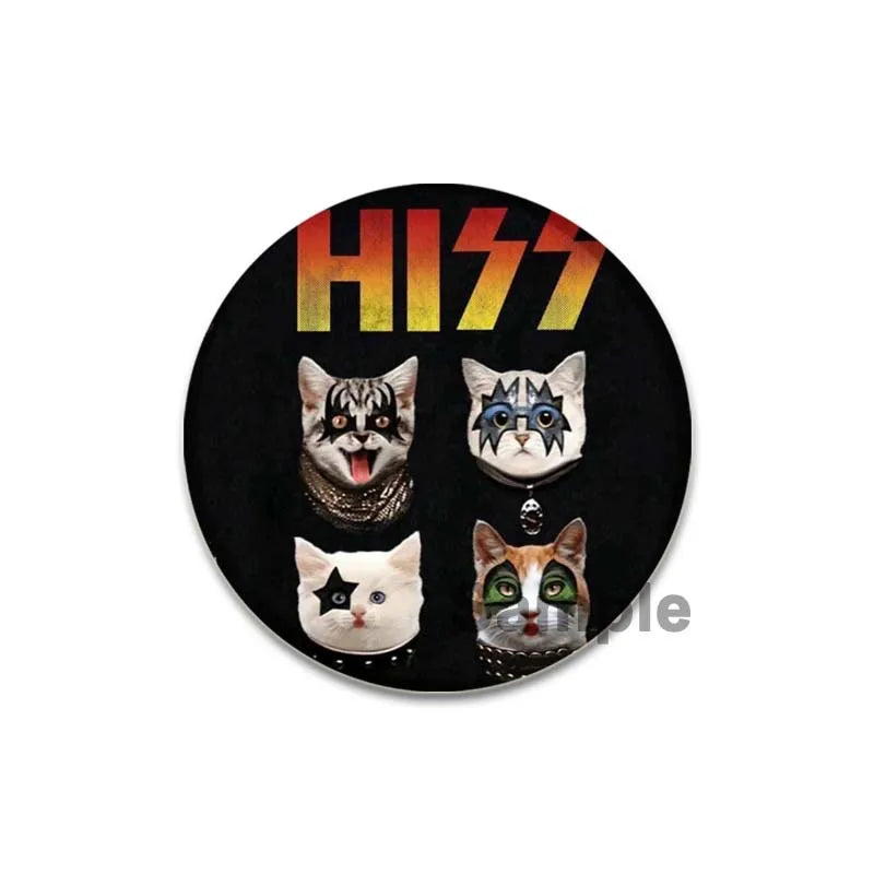 Rock Band Kiss Brooches Enamel Pins Fashion Jewelry Accessoris Singer Brooch for Backpack Clothe Decoration Lapel Badge Gifts by Reinvent Yourself
