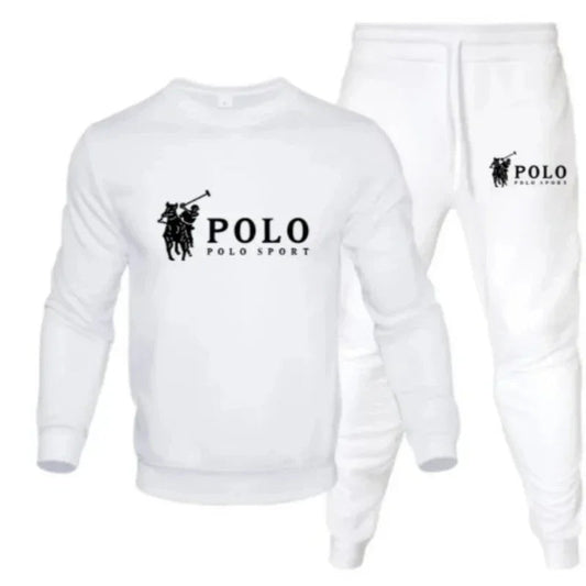 A two-piece set of men's round-neck pullover and jogging pants for autumn and winter fashion fitness outdoor casual sportswear by Reinvent Yourself