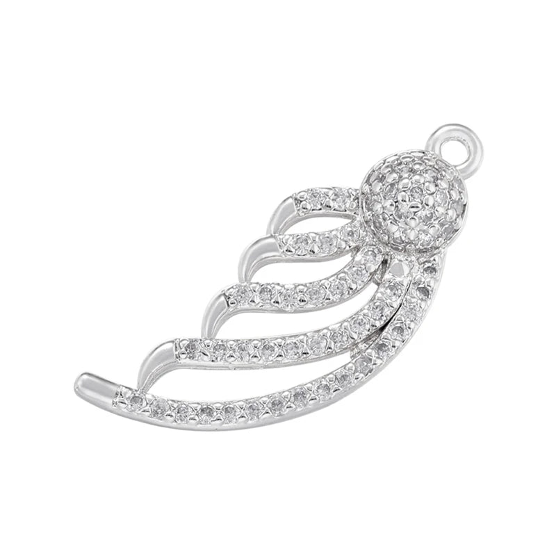 ZHUKOU whale charms for jewelry making crown pendants for handmade jewelry making supplies accessories wholesale VD1247 by Reinvent Yourself