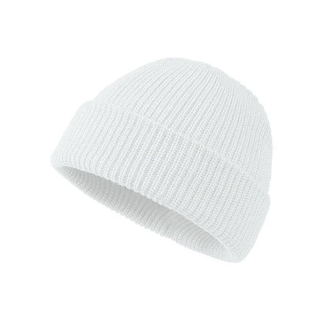 Knitted Hat for Men & Women Caps Wool Fashion Simple Warm Skullies Beanies Solid Autumn Winter Beanie Cap Trendy Style by Reinvent Yourself