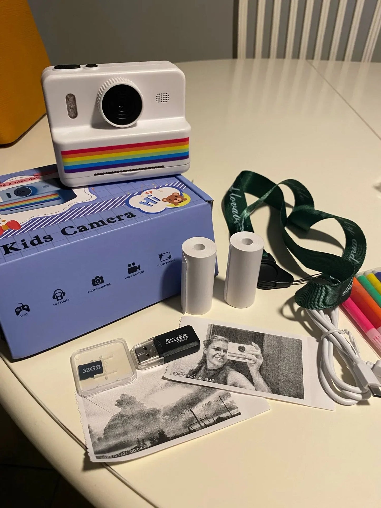 Digital Children Camera For Photography Mini Printer Portable Thermal Instant Print Photo Kids Camera 2.8inch HD Video Toy Gifts by Reinvent Yourself