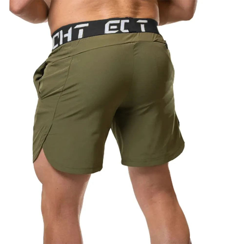Summer Casual Shorts Men Bodybuilding Quick Dry Bermuda Gym Fitness Running Training Pants Male Beach Swimming Trunks Bottoms by Reinvent Yourself