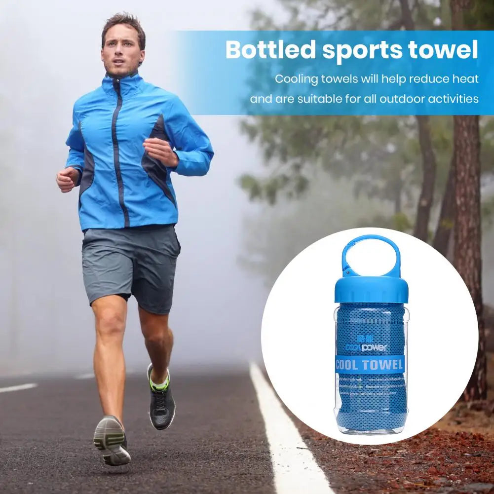 Instant Cooling Towel Quick Dry Sweat Absorption Running Towel Yoga Towel Workout Sports Physical Cooling Gym Fitness Towels by Reinvent Yourself