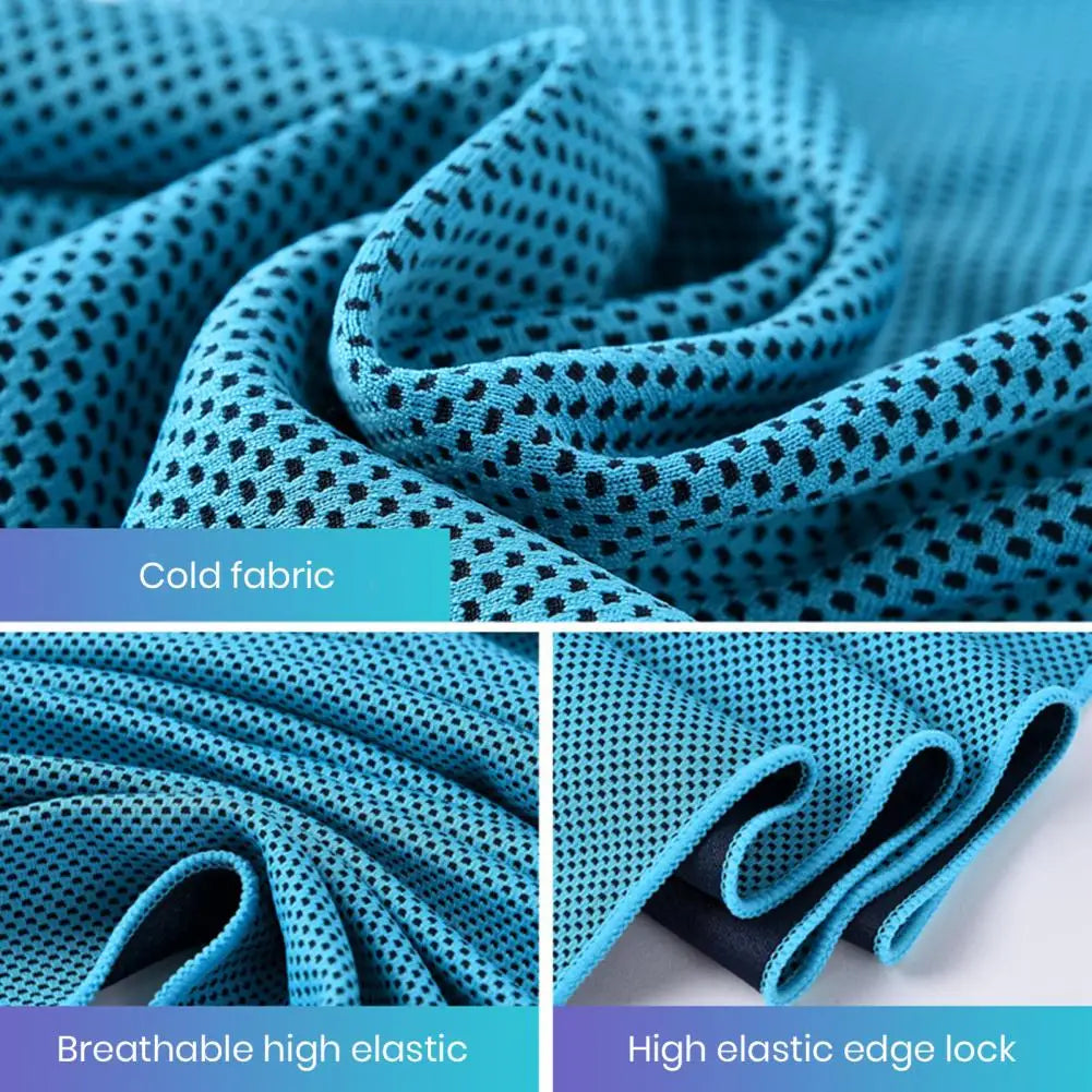 Instant Cooling Towel Quick Dry Sweat Absorption Running Towel Yoga Towel Workout Sports Physical Cooling Gym Fitness Towels by Reinvent Yourself
