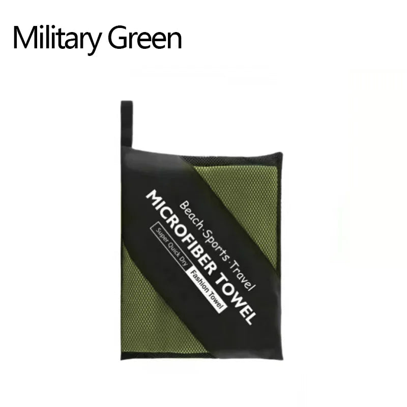 Microfiber Towel Thick Quick Dry Hair Absorbent Large Super Soft and Lightweight Ideal for Travel Sports and Fitness for Yoga by Reinvent Yourself