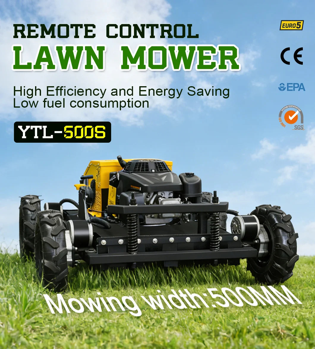 Mini Farm Garden Lawn Mower Smooth And Flexible Rotation Customized High Performance All Terrain Remote Control Robot by Reinvent Yourself