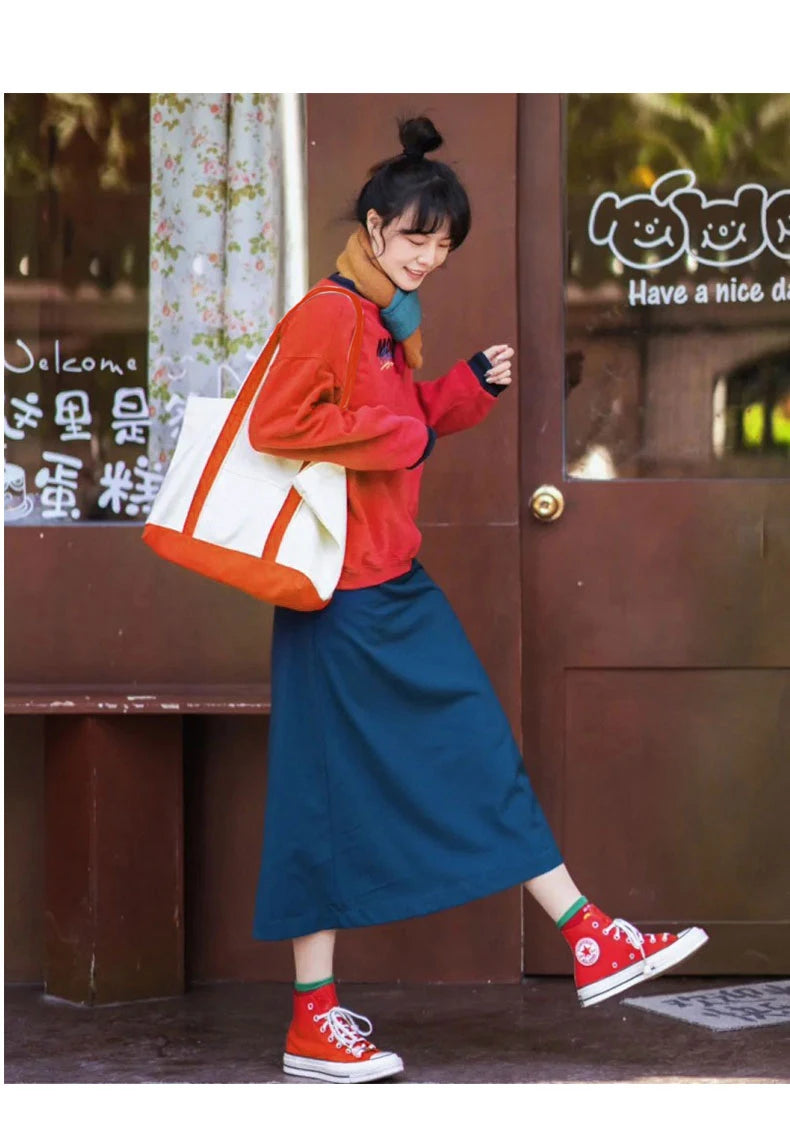 Customizable Tote Bag for Women - Reusable Cotton Canvas Grocery Bag with Logo Printing, Eco-Friendly Shoulder Handbag by Reinvent Yourself
