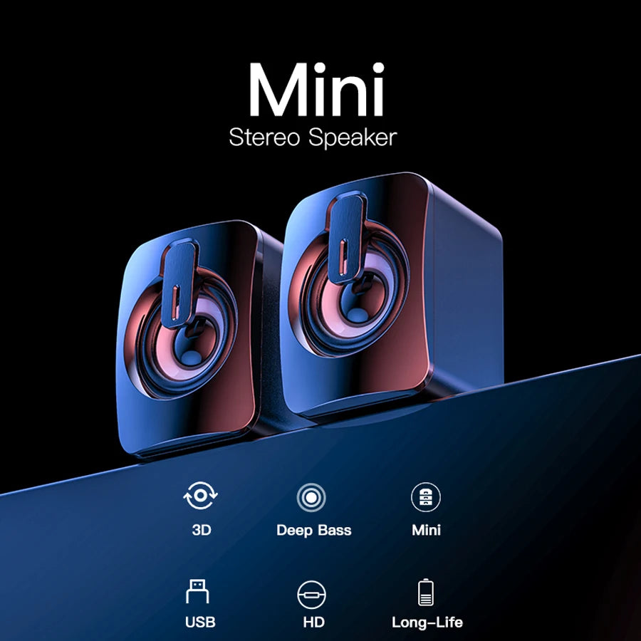 Computer Speaker For PC Laptop Desktop Caixa De Som Sound Box Music Audio System Bocina Column Acoustics Coluna Amplified Unit by Reinvent Yourself