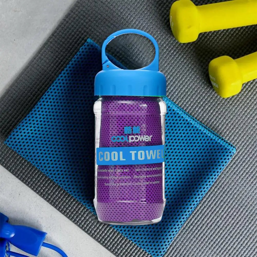 Instant Cooling Towel Quick Dry Sweat Absorption Running Towel Yoga Towel Workout Sports Physical Cooling Gym Fitness Towels by Reinvent Yourself