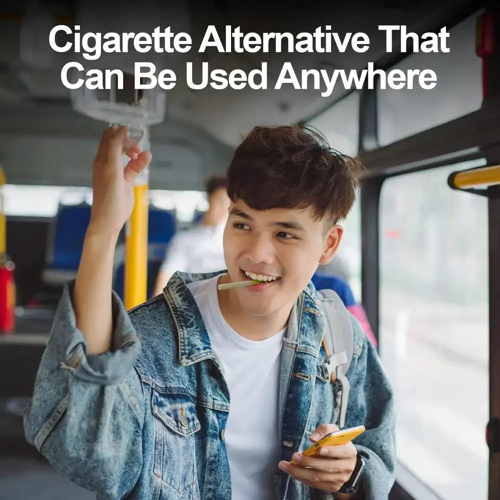 1PC Smokeless Air Inhaler Stop Vaping Aid Non-Electric Inhaler Safe and Healthy Vaping Cessation Aid for Men Cars Trains Travel by Reinvent Yourself