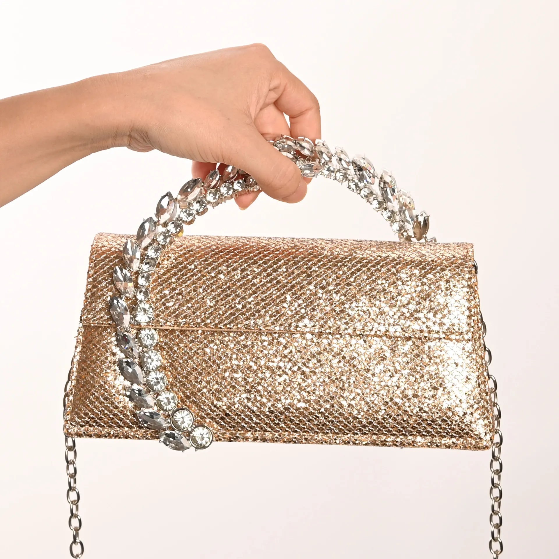 Luxury Diamond Evening Bag Clutch Satin Women Designer Handbags Crystal Silk Shoulder Crossbody Bags for Women Wedding Box Bag by Reinvent Yourself