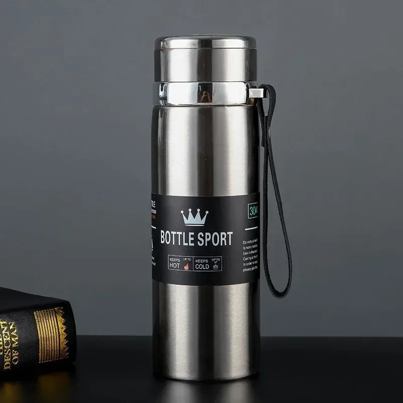 1L Thermal Water Bottle Keep Cold and Hot Water Bottle Thermos for Water Tea Coffee Vacuum Flasks Stainless Steel Thermos Bottle by Reinvent Yourself