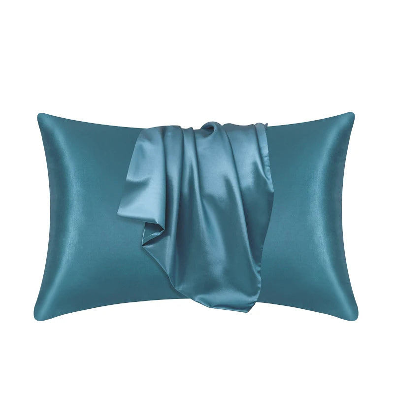 100% Silk Pillowcase Pillow Cover Silky Satin Hair Beauty Pillowcase Comfortable Pillow Case Home Decor Pillow Covers. by Reinvent Yourself