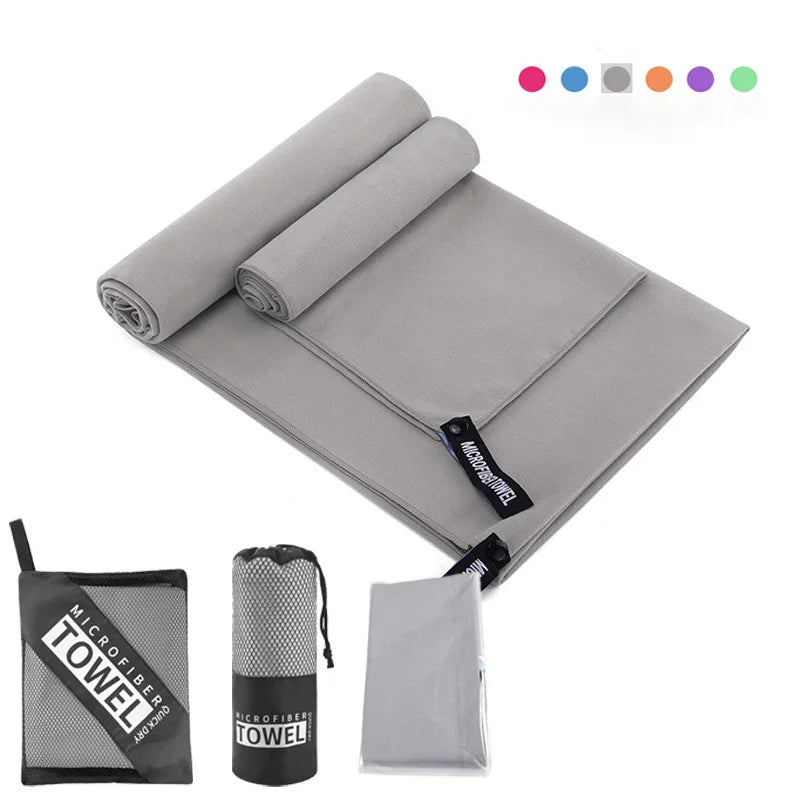 Microfiber Towel Thick Quick Dry Hair Absorbent Large Super Soft and Lightweight Ideal for Travel Sports and Fitness for Yoga by Reinvent Yourself