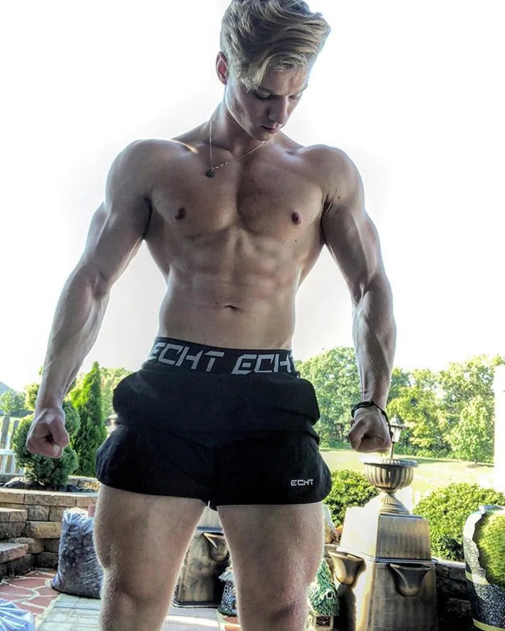 Summer Casual Shorts Men Bodybuilding Quick Dry Bermuda Gym Fitness Running Training Pants Male Beach Swimming Trunks Bottoms by Reinvent Yourself