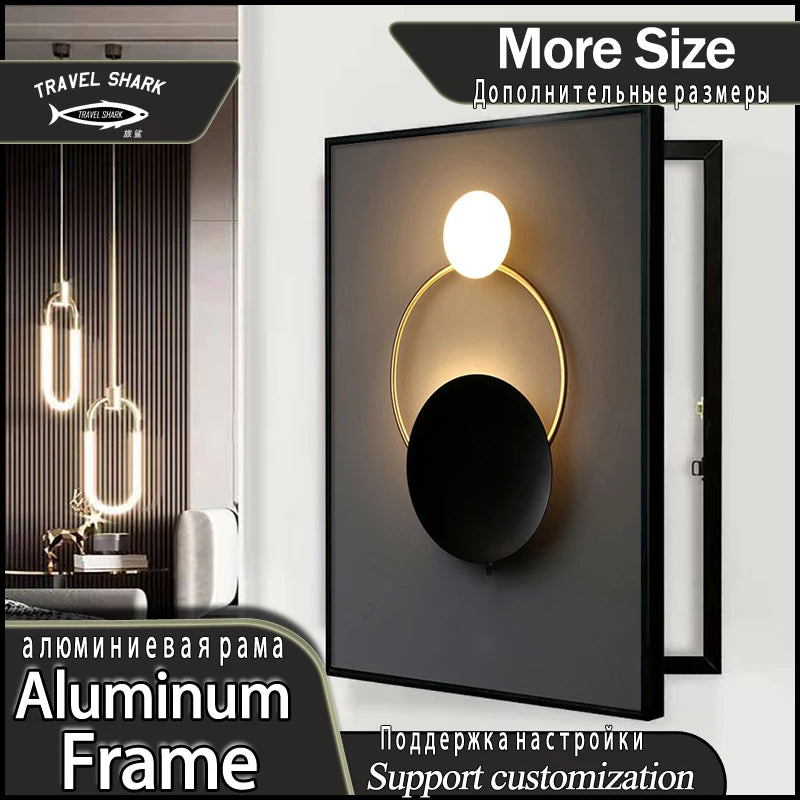 Nordic Home Decor Paintings Picture Posters of Electric Box Switch Covers Creative Anime Wall Art Decortion And Frame Live Room by Reinvent Yourself