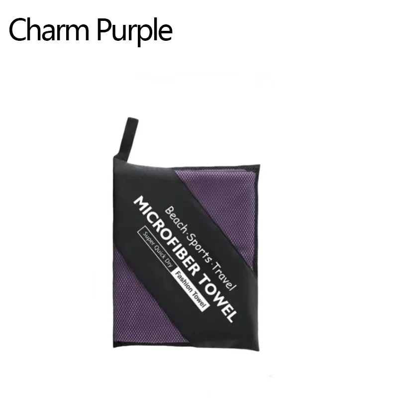 Microfiber Towel Thick Quick Dry Hair Absorbent Large Super Soft and Lightweight Ideal for Travel Sports and Fitness for Yoga by Reinvent Yourself