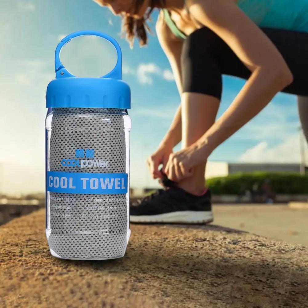Instant Cooling Towel Quick Dry Sweat Absorption Running Towel Yoga Towel Workout Sports Physical Cooling Gym Fitness Towels by Reinvent Yourself