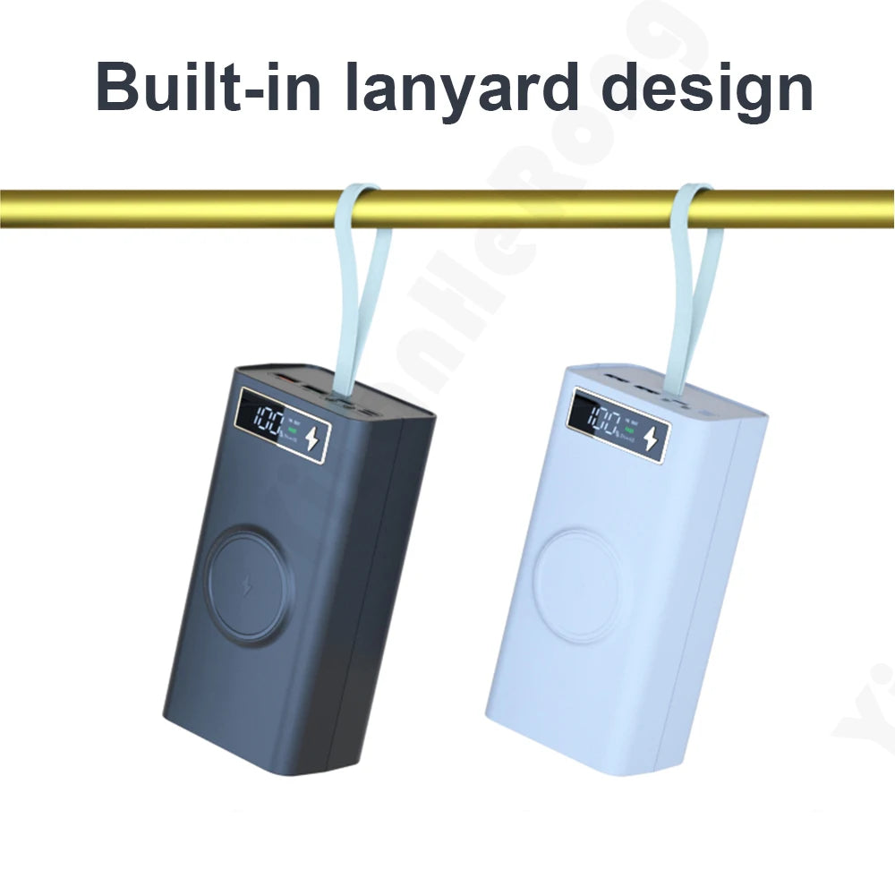 DIY Shell Case 18650 Battery Storage Box Holder USB 21*18650 Power Bank Battery Box Support Quick & Wireless Charger by Reinvent Yourself