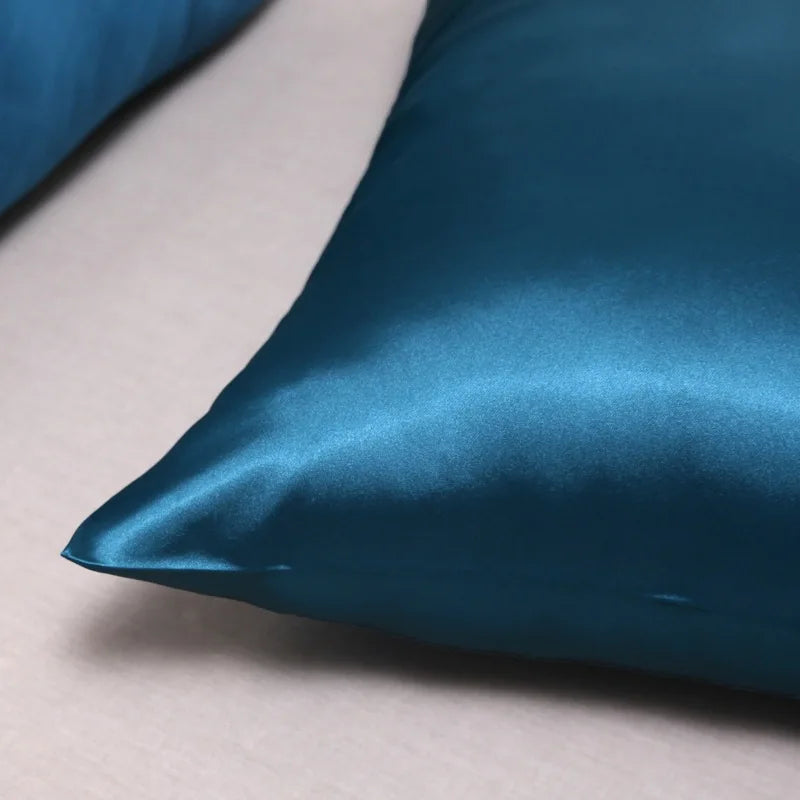 100% Silk Pillowcase Pillow Cover Silky Satin Hair Beauty Pillowcase Comfortable Pillow Case Home Decor Pillow Covers. by Reinvent Yourself