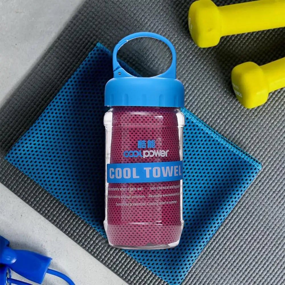 Instant Cooling Towel Quick Dry Sweat Absorption Running Towel Yoga Towel Workout Sports Physical Cooling Gym Fitness Towels by Reinvent Yourself