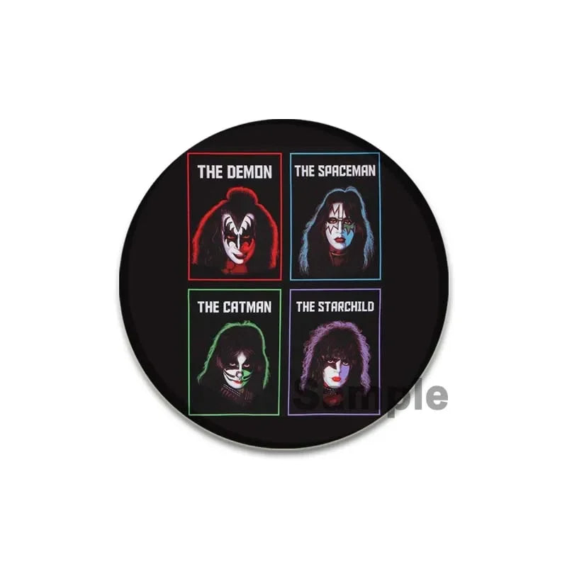 Rock Band Kiss Brooches Enamel Pins Fashion Jewelry Accessoris Singer Brooch for Backpack Clothe Decoration Lapel Badge Gifts by Reinvent Yourself