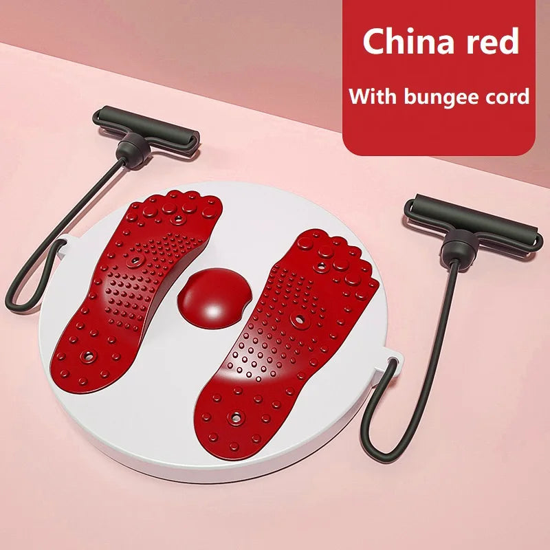 Waist Twisting Disc Unisex Waist Trainer Abdominal Exercise Foot Massage Plate Workout Home Gym Body Building Fitness Equipment by Reinvent Yourself