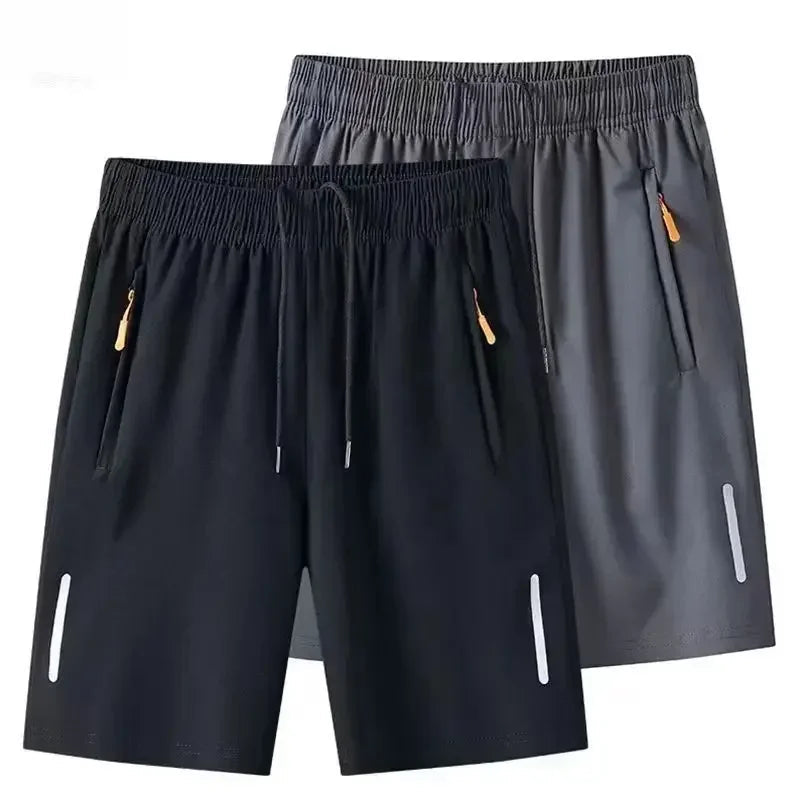Summer Men Shorts Ice Silk Running Gym Sport Shorts Quick Dry Breathable Beach Short Pant Fitness Jogging Cool Casual by Reinvent Yourself