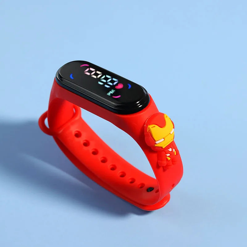 Fashion Mickey Children Watches For Girls Electronic Bracelet Sports Touch LED Spiderman Doll Kids Watch Women Waterproof Clock by Reinvent Yourself