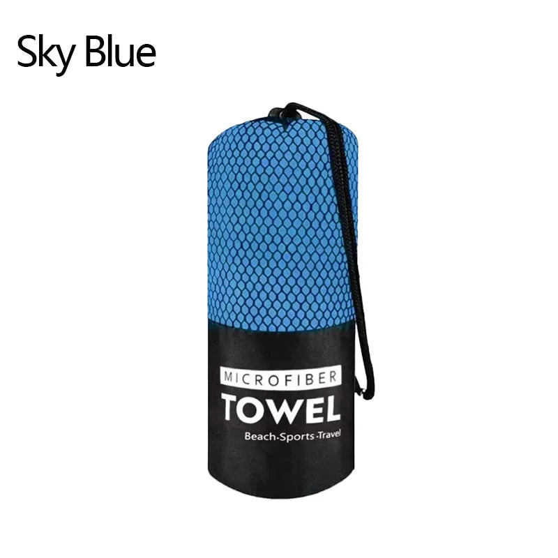 Microfiber Towel Thick Quick Dry Hair Absorbent Large Super Soft and Lightweight Ideal for Travel Sports and Fitness for Yoga by Reinvent Yourself