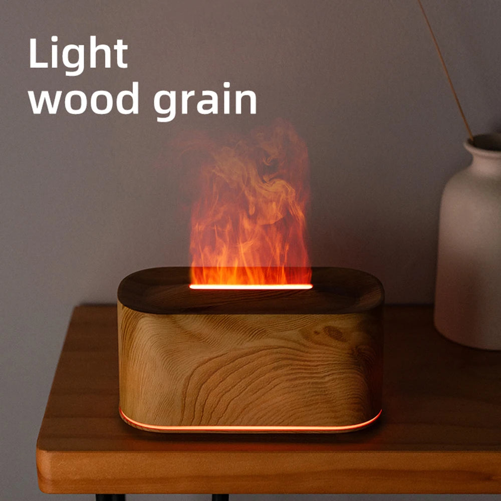 Essential Oil Diffuser,Flame Colorful Water Vapor Fire Humidifier for Aromatherapy Aroma Therapy Machine Room,Flame Diffuser by Reinvent Yourself