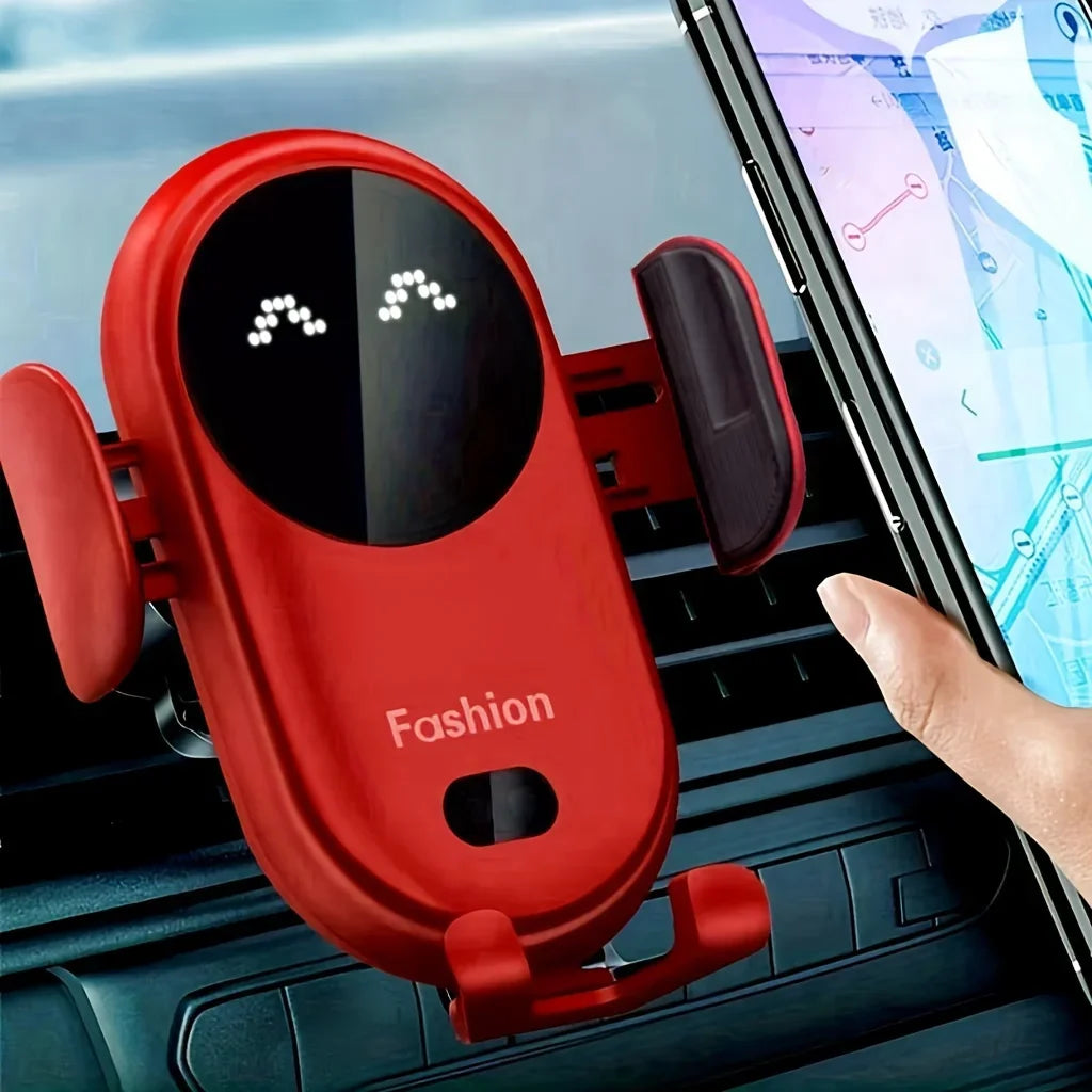 Wireless Charger Car Mount for Air Vent Mount Car Phone Holder Rotating Intelligent Infrared Fast Wireless Charging Charger by Reinvent Yourself