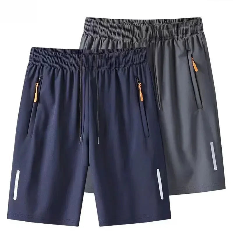Summer Men Shorts Ice Silk Running Gym Sport Shorts Quick Dry Breathable Beach Short Pant Fitness Jogging Cool Casual by Reinvent Yourself
