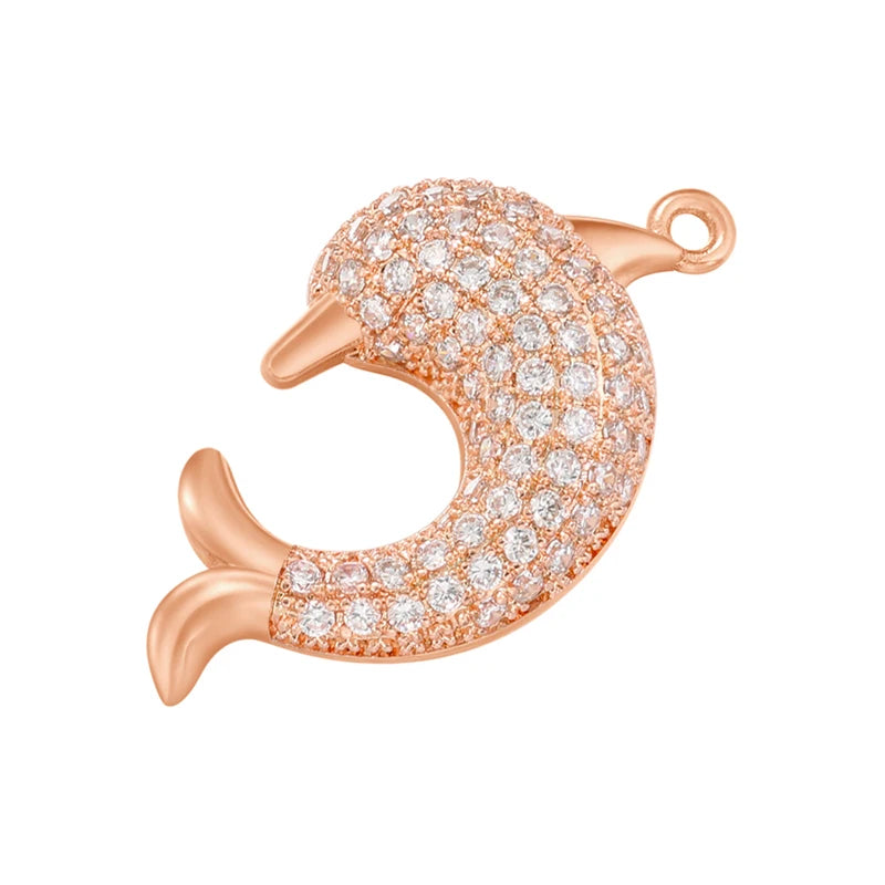 ZHUKOU whale charms for jewelry making crown pendants for handmade jewelry making supplies accessories wholesale VD1247 by Reinvent Yourself