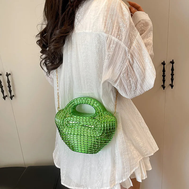 Stylish Acrylic Handbag Designer Crossbody Shoulder Bags Purse for Women Messenger Bag Party and Daily Use by Reinvent Yourself