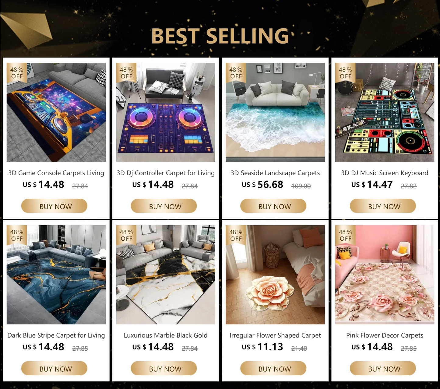 Black Chinese Style Carpets for Living Room Home Abstract Bedroom Decoration Luxury Large Area Rug Sofa Table Non-slip Floor Mat by Reinvent Yourself