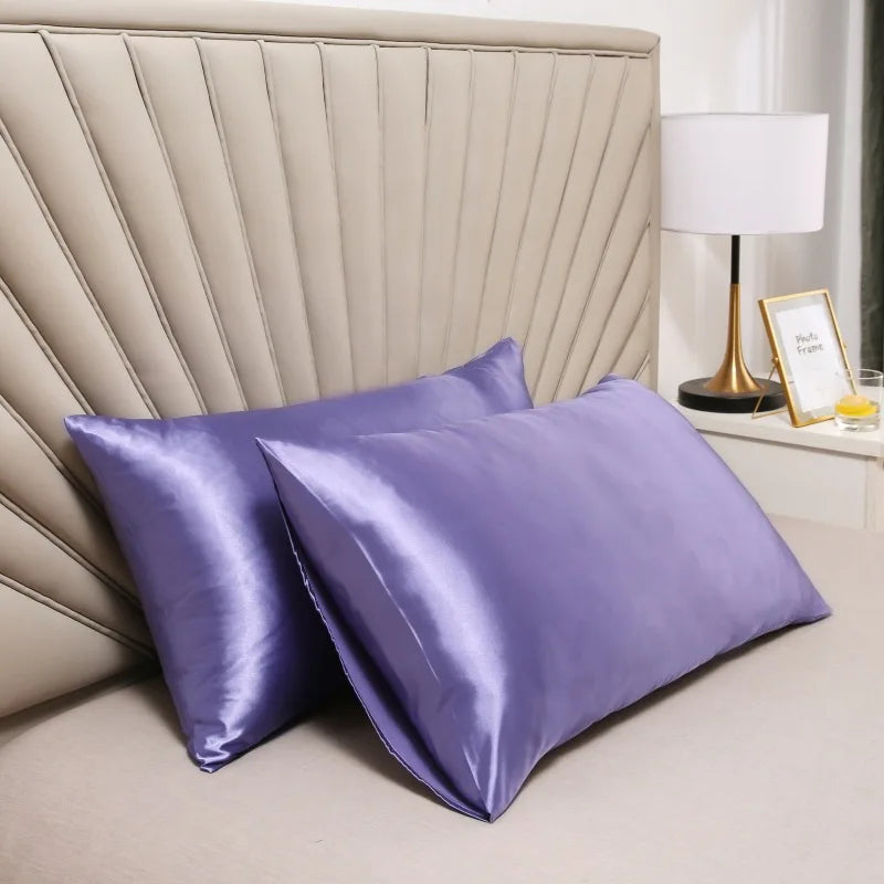 100% Silk Pillowcase Pillow Cover Silky Satin Hair Beauty Pillowcase Comfortable Pillow Case Home Decor Pillow Covers. by Reinvent Yourself