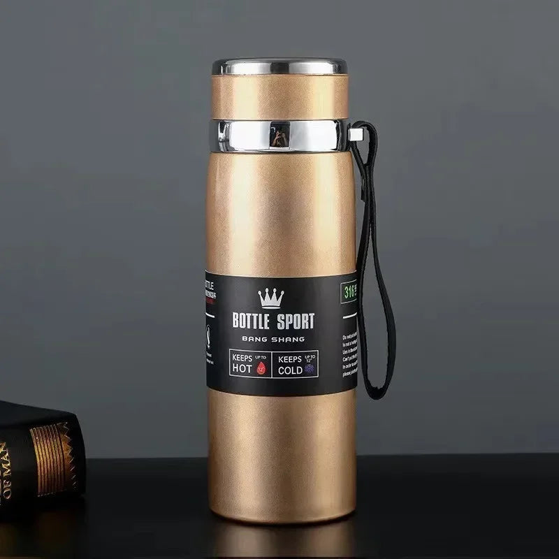 1L Thermal Water Bottle Keep Cold and Hot Water Bottle Thermos for Water Tea Coffee Vacuum Flasks Stainless Steel Thermos Bottle by Reinvent Yourself