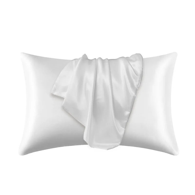 100% Silk Pillowcase Pillow Cover Silky Satin Hair Beauty Pillowcase Comfortable Pillow Case Home Decor Pillow Covers. by Reinvent Yourself
